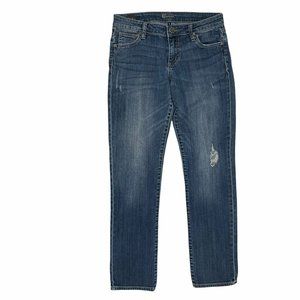 KUT From The Kloth Women’s Distressed Bootcut Medium Wash Jeans Size 6 Inseam 29